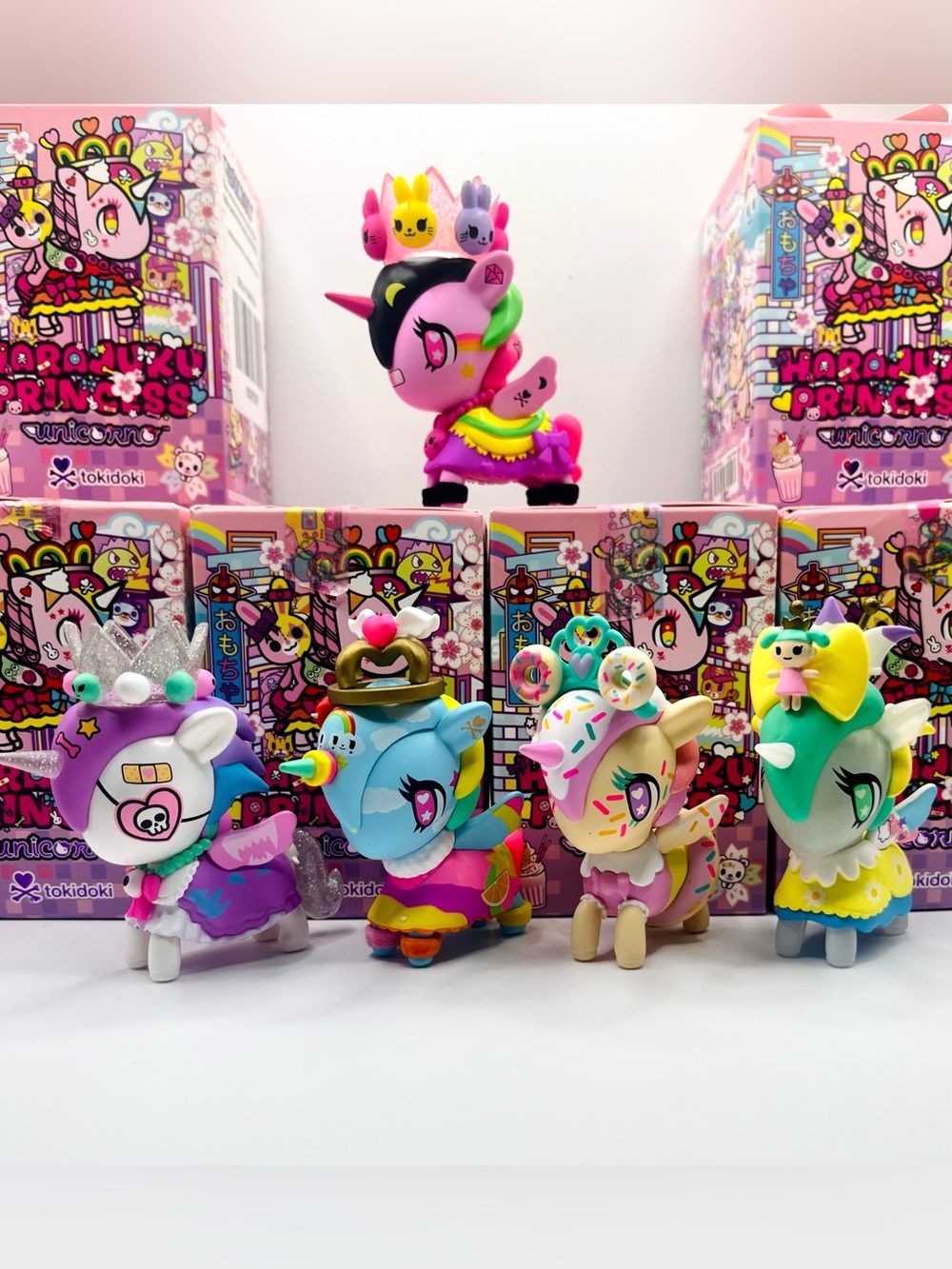 Tokidoki Harajuku Princess Unicorno Complete Set With Chaser - Picture 8 of 11